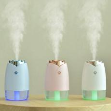 新品USB加湿器玫瑰加湿器 礼品送老婆女友 车载家用加湿器